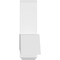 Ekena Millwork Eugene Architectural Grade PVC Gable Bracket, 108"W x 18"H x 6"D x 6"F, 4/12 Pitch GBP108X18X0606EUG00 - alternate 2
